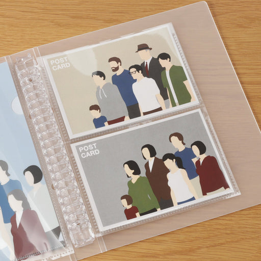 #wk 23 -import- Postcard 2-Pocket Refill for A5 Wide Organizer MUJI