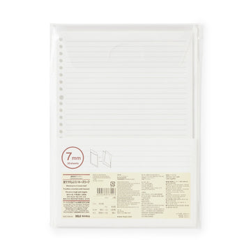 Loose-Leaf Paper 0.3" Lined B5 with Carry Case MUJI