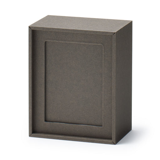 2-in-1 Photo Frame & Trading Card Case - Dark Gray MUJI