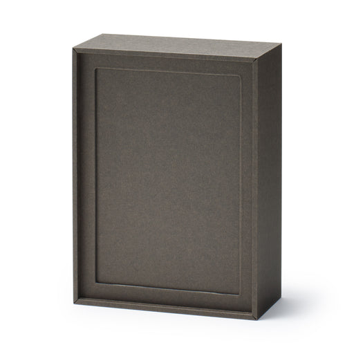 2-in-1 Photo Frame & Postcard Case - Dark Gray MUJI