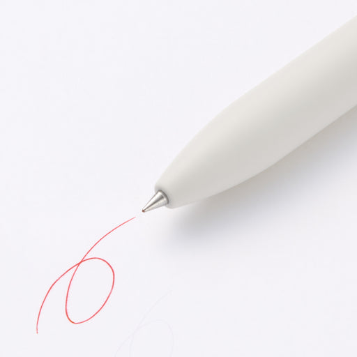 #wk 52 - Smooth Oil Ink Ballpoint Pen 0.38 mm - Red NBE02A3A MUJI