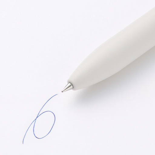 #wk 52 - Smooth Oil Ink Ballpoint Pen 0.38 mm - Blue NBE03A3A MUJI