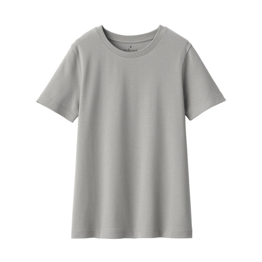 Women's Anti-Sweat Stain Short Sleeve T-Shirt Gray MUJI
