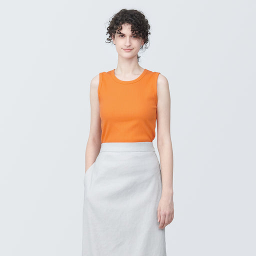 Women's Ribbed Tank Top MUJI