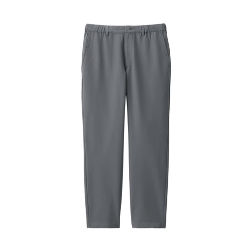 Men's Seersucker Tapered Pants Charcoal Gray MUJI