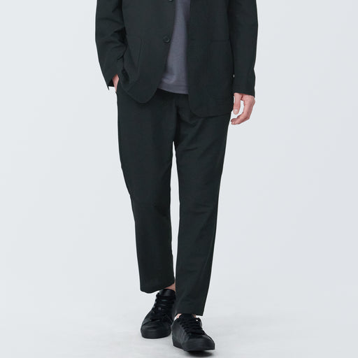 Men's Seersucker Tapered Pants MUJI