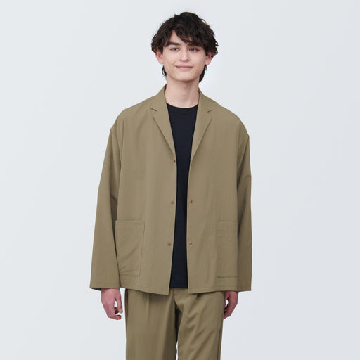 Men's Breathable Stretch Shirt Jacket MUJI