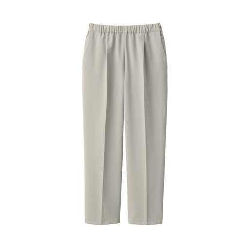 #24SS (KAT) - Women's Seersucker Tapered Pants BE1S824S (no design spec size chart) Light Grey MUJI