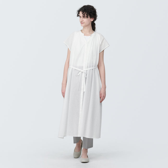 Women's High-Twist Veil French Sleeve Dress Women's High-Twist Veil French Sleeve Dress