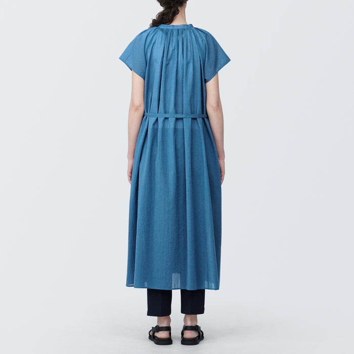 Women's High-Twist Veil French Sleeve Dress Women's High-Twist Veil French Sleeve Dress