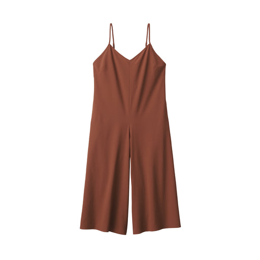Women's Seersucker Jumpsuit Brick MUJI