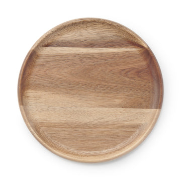 Acacia Plate/Round Cutting Board Small MUJI