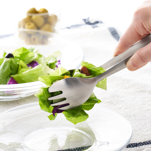 Stainless Steel Salad Tongs with Lock MUJI