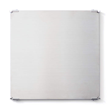 SUS Stainless Steel Shelving Unit Additional Shelf - Square (16.5") MUJI