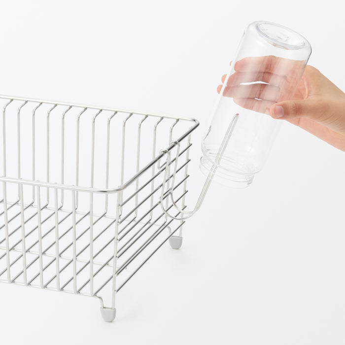 Stainless Steel Bottle Hook for Dish Drainer Kitchen MUJI USA