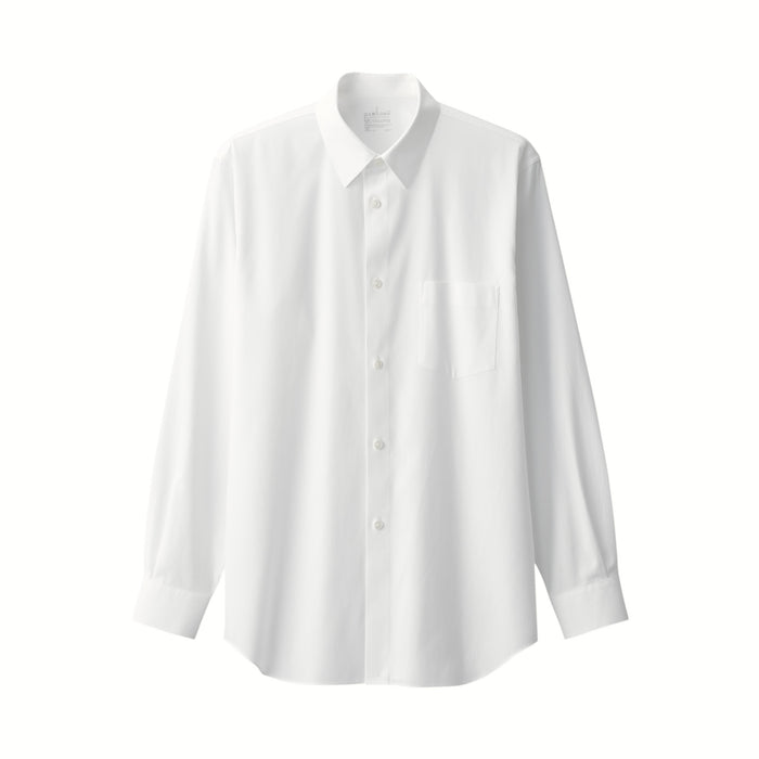 Men's Non-Iron Button Down Shirt | Business Shirts | MUJI USA Men's Non-Iron Button Down Shirt | Business Shirts | MUJI USA