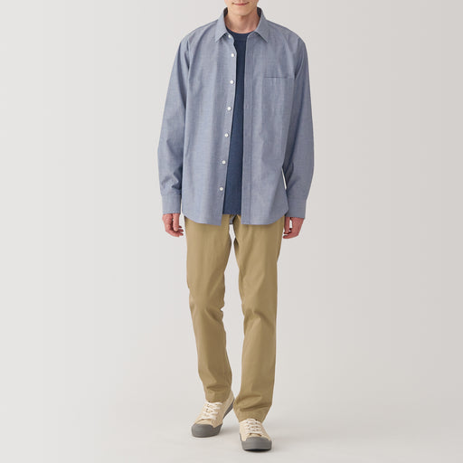 Men's Stretch Chino Slim Pants (L32") MUJI