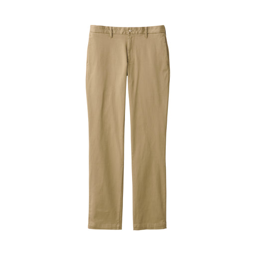Men's Stretch Chino Slim Pants (L32") Light Beige MUJI