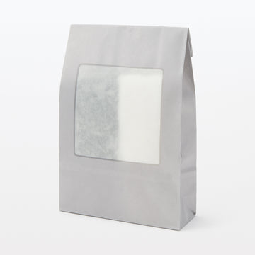 Paper Window Gift Bag with Gusset - Square - Large MUJI
