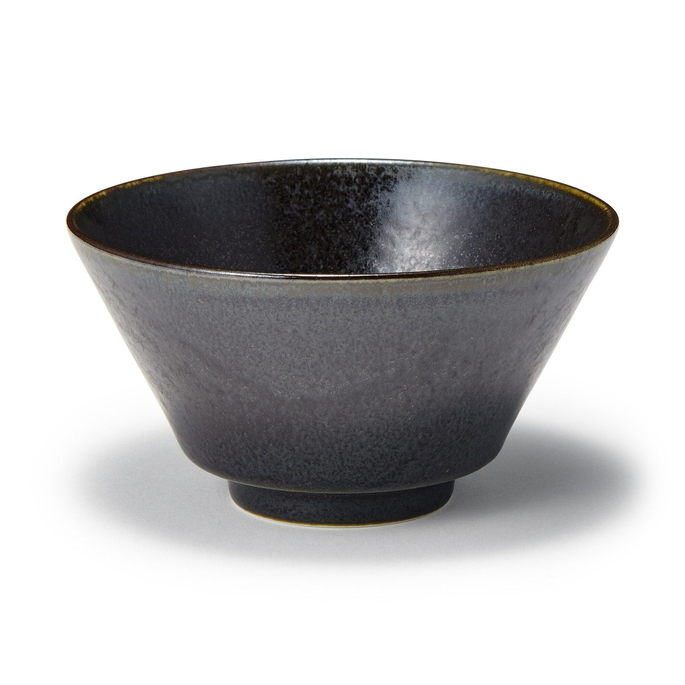 Mino Ware Rice Bowl - Black MUJI