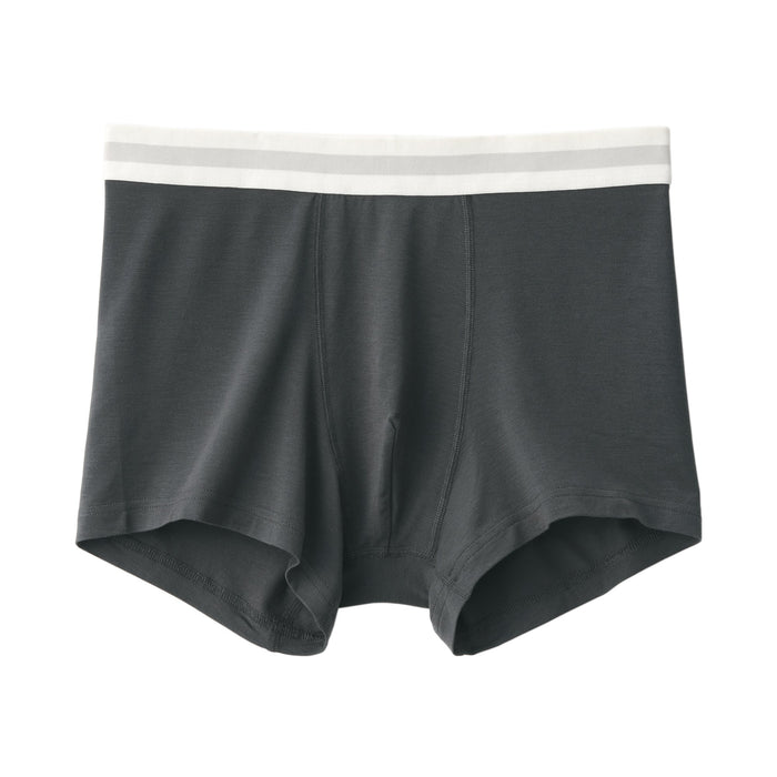 Men's Smooth Low-Rise Boxer Briefs Men's Underwear MUJI USA