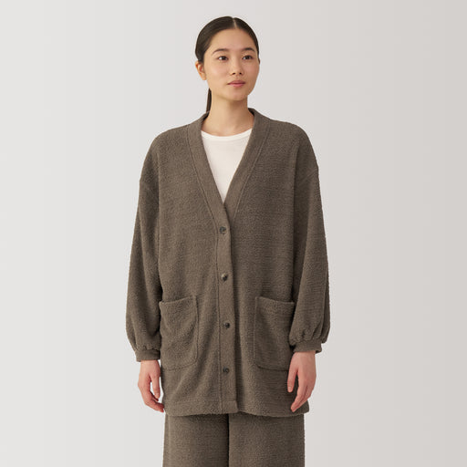 Women's Smooth Knit Fleece Cardigan MUJI