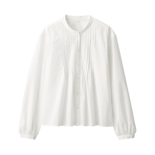 Women's Cotton Voile Blouse Off White MUJI