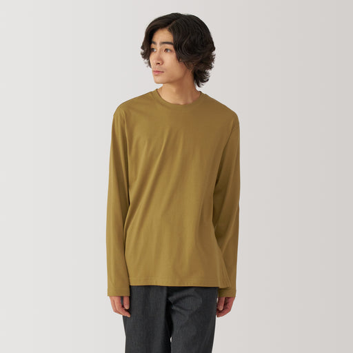 Men's Washed Jersey Crewneck T-Shirt MUJI