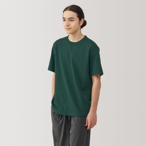 Men's Washed Heavyweight Crewneck T-Shirt MUJI