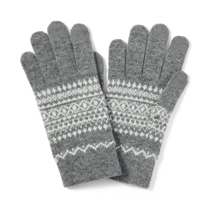 Wool Blend Touchscreen Gloves Winter Accessories MUJI USA