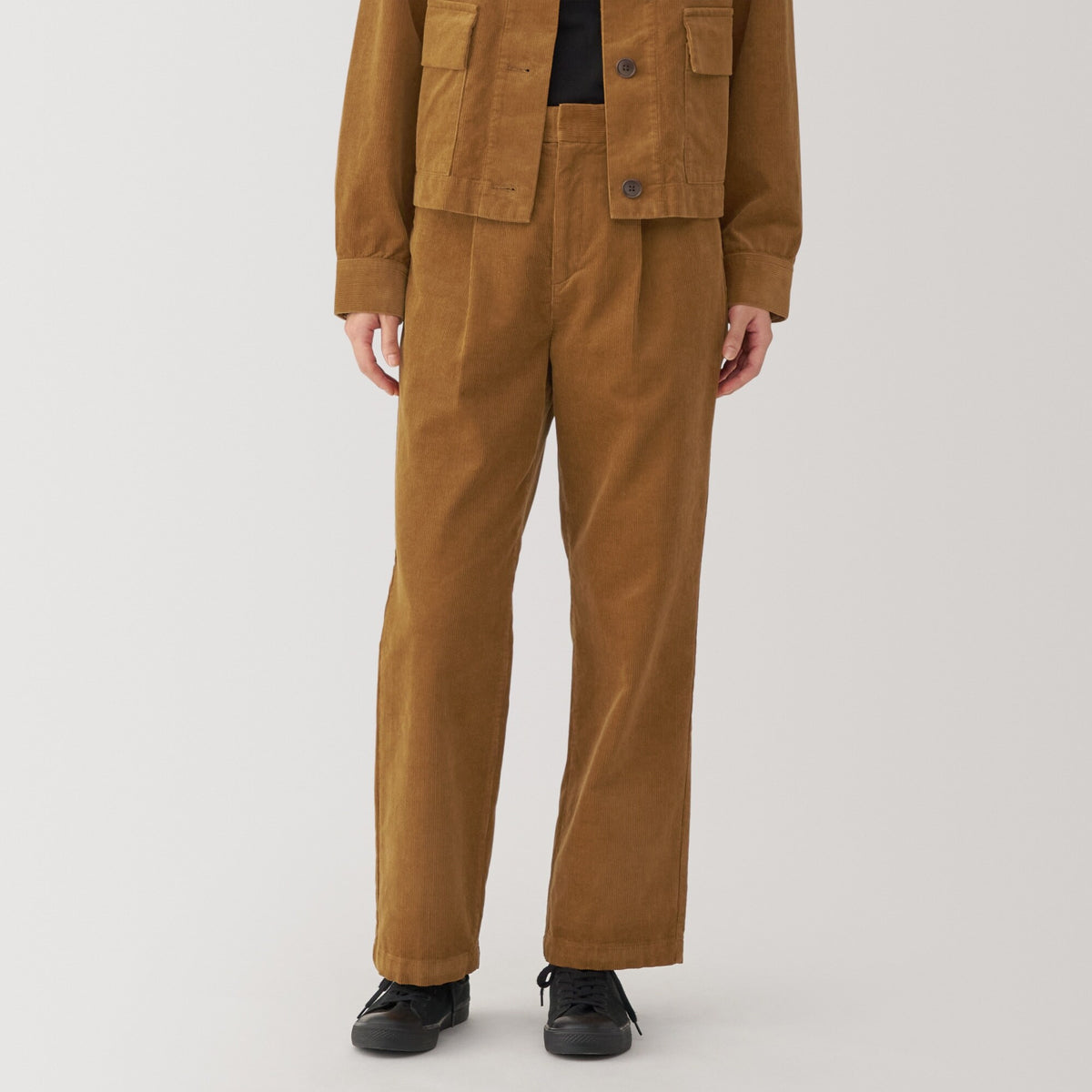 Women's Kapok Blend Corduroy Darted Pants