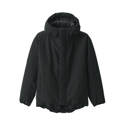 Men's Padded Hooded Jacket Black MUJI