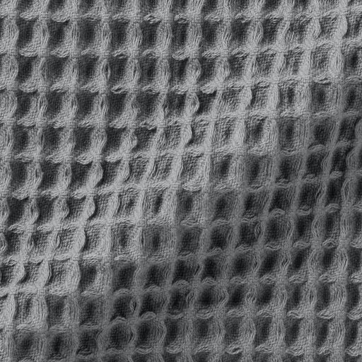 Waffle Bath Towel Charcoal Gray MUJI