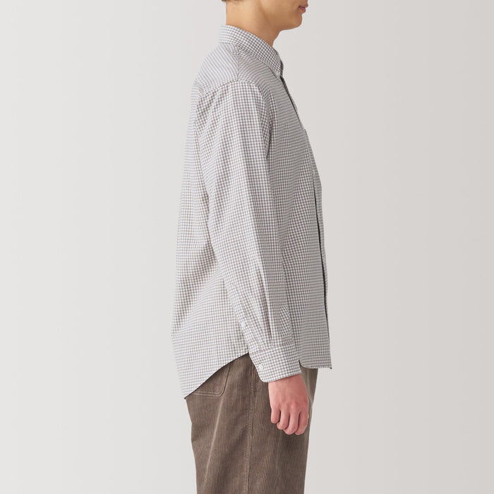 Men's Washed Oxford Button Down Shirt | Men's Fashion | MUJI USA Men's Washed Oxford Button Down Shirt | Men's Fashion | MUJI USA