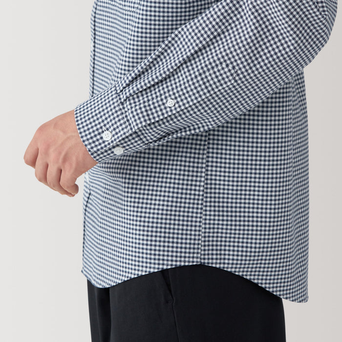 Men's Washed Oxford Button Down Shirt | Men's Fashion | MUJI USA Men's Washed Oxford Button Down Shirt | Men's Fashion | MUJI USA