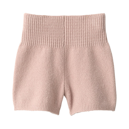 Women's Cotton Blend Cozy Knit Slip Shorts Light Pink MUJI