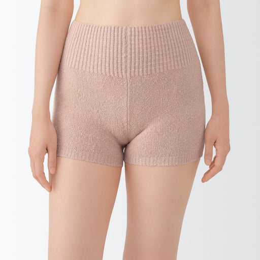 Women's Cotton Blend Cozy Knit Slip Shorts MUJI