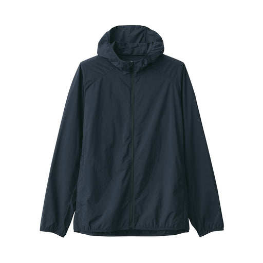 Men's Water Repellent Pocketable Jacket Black MUJI