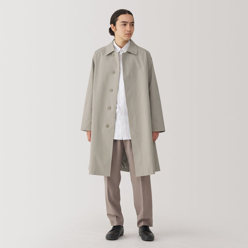 Men's Water Repellent Stand Fall Collar Coat MUJI