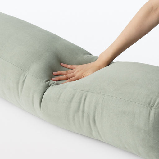 Soft Long Pillow Mint Green MUJI