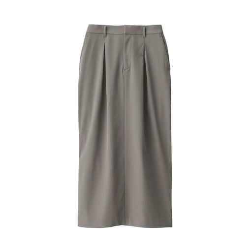 Women's Water Repellent Straight Skirt Dark Mocha Brown MUJI