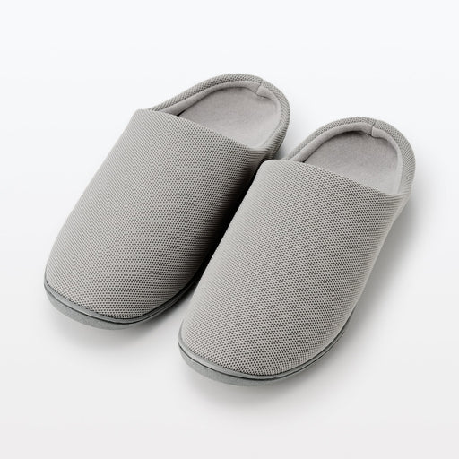 Comfortable Slippers Light Grey MUJI