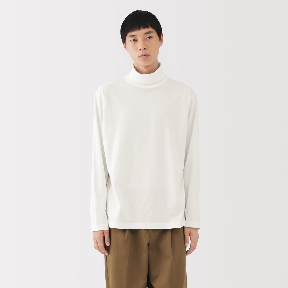 Men's Brushed Turtleneck T-Shirt