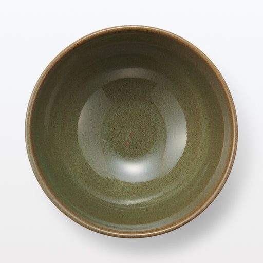 Banko Ware Rice Bowl - Glass Glaze 5.2" MUJI