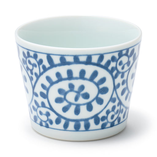 #wk 52 - Hasami Ware Soup Cup - Arabesque Pattern MDR65A4A MUJI