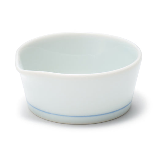#wk 52 - Hasami Ware Lipped Bowl - Stripe MDR66A4A MUJI