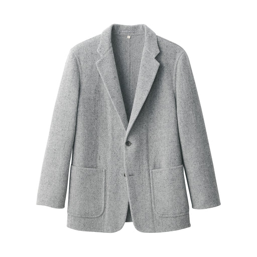 Labo Men's Cashmere Mix Jacket Light Gray MUJI