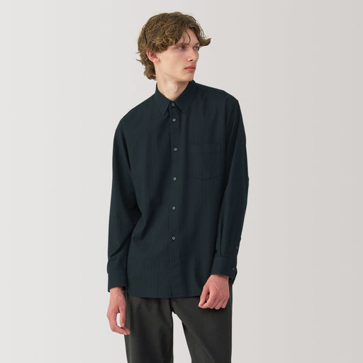 Labo Brushed Herringbone Shirt MUJI