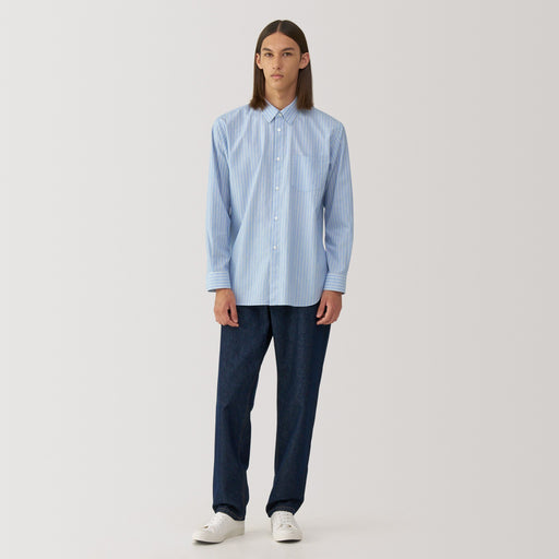 Labo Men's Poplin Regular Collar Shirt MUJI