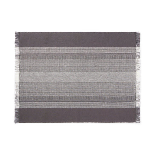Indian Cotton Rib Placemat - Charcoal Grey MUJI